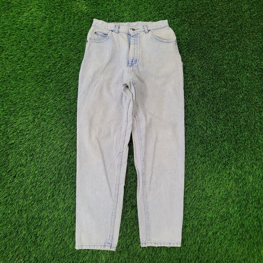 Vintage 80s LEE Riders Jeans Womens 00 24x29 Light-Wash USA